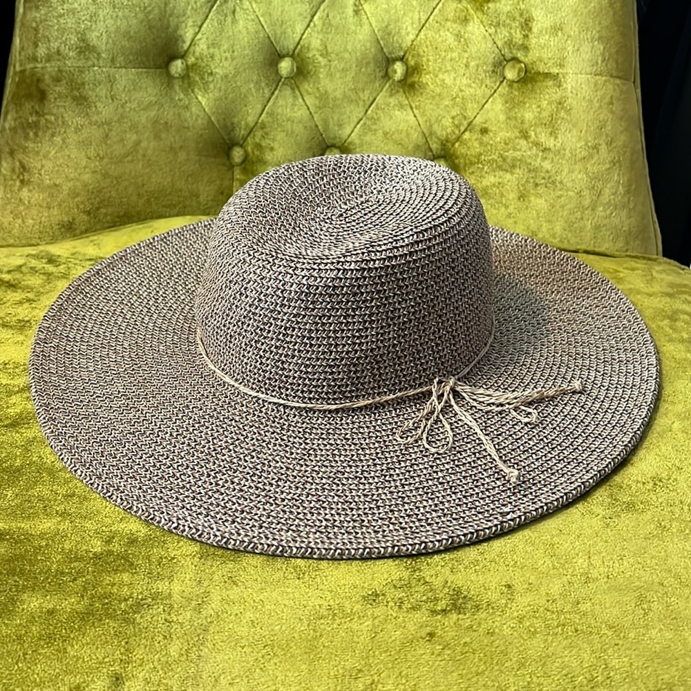 Color is tan women’s sun hat